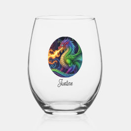 Fire Breathing Dragon Personalized
