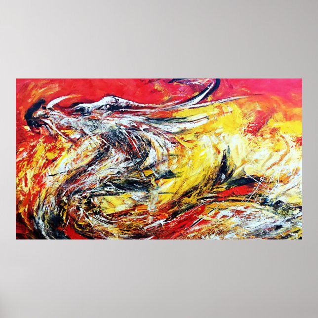 Fire Dragon Poster (Frente)