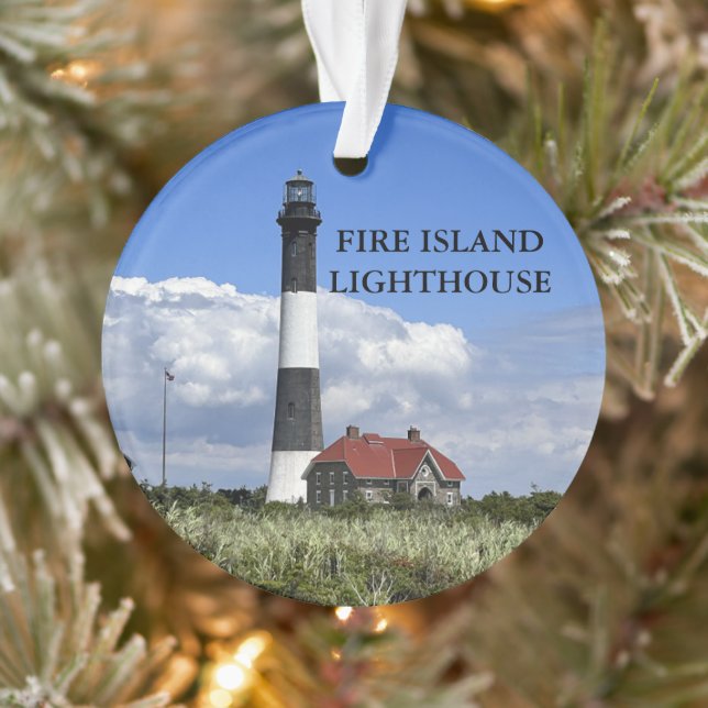 Fire Island Lighthouse, New York Enfeite (Árvore)