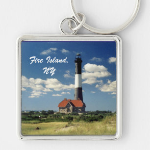 Fire Island Lighthouse Premium Chaveiro
