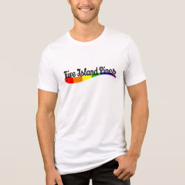 Fire Island Pines Orgulho Gráfico Arco-íris LGB Va