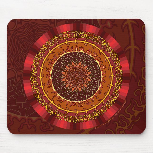 Fire Mandala Mousepad (Frente)