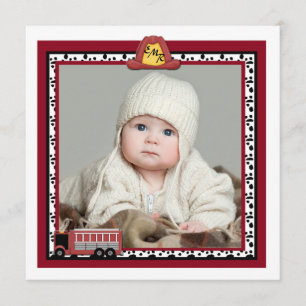 Fire Truck - Anúncio de Nascimento da Foto