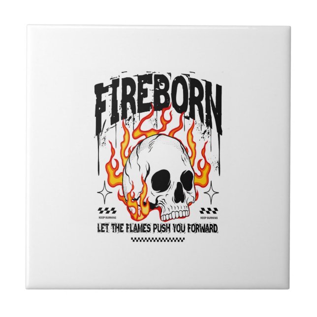 Fireborn Skull Urban Streetwear (Frente)