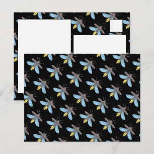 Firefly (preto) - Cartão postal