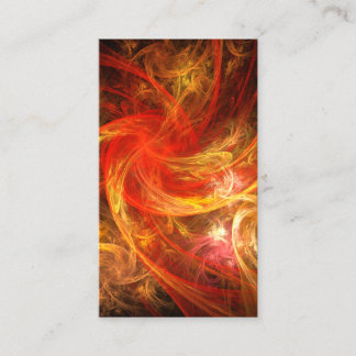 Firestorm Abstrato Art Cartão de visita