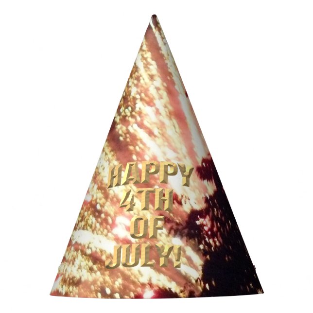 Fireworks 11 4º do chapéu de festa de julho (Frente)