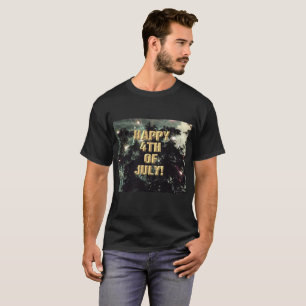 Fireworks 13 4 de julho camisa preta masculina