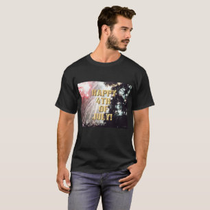 Fireworks 14 4º de julho camisa preta masculina