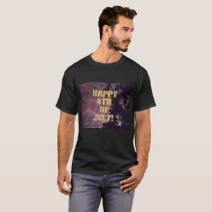 Fireworks 16 4 de julho camisa preta masculina