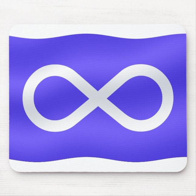 First Nations Metis Flag Art Mousepad (Frente)