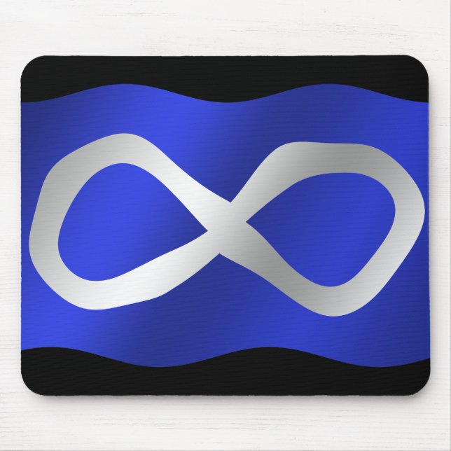 First Nations Metis Flag Art Mousepad (Frente)