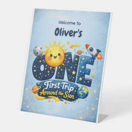 First Trip Around the Sun First Birthday Welcome