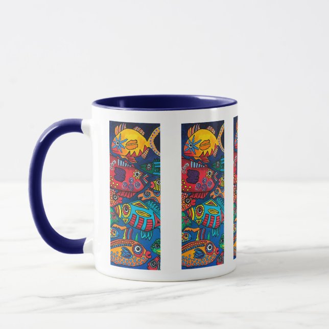 "Fish in the Fast Lane" - Caneca (Esquerda)