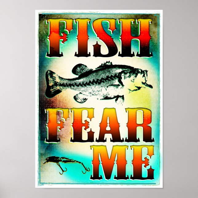 Fish Medo-me Poster (Frente)