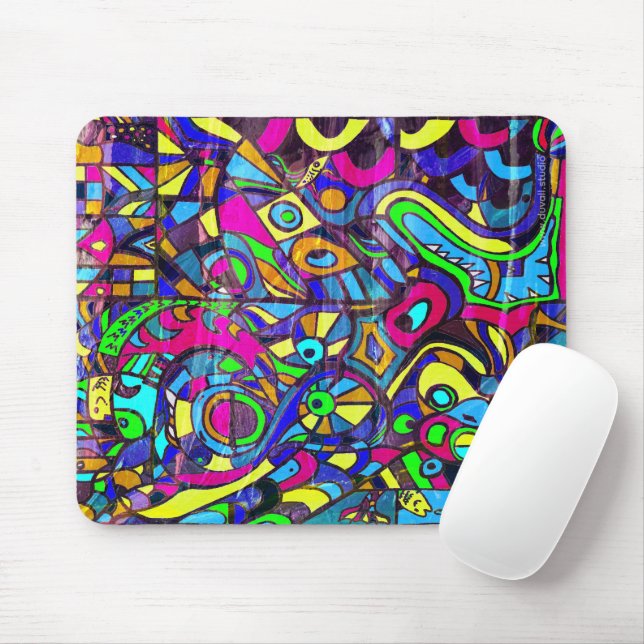Fish Mousepad (Com mouse)