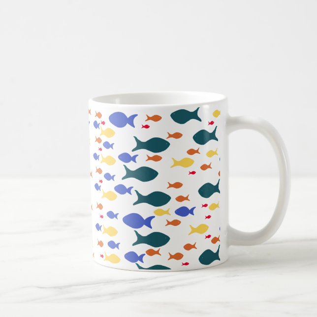 Fishes Clássico - Caneca Branca (Direita)
