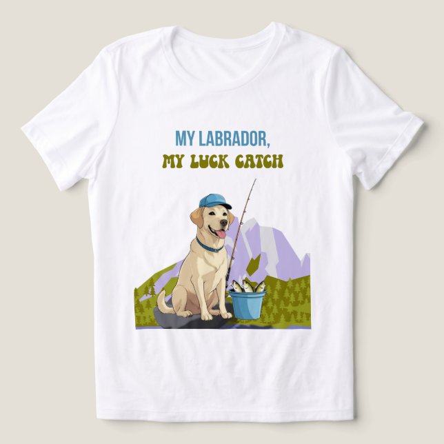 Fishing Buddy – Labrador Retriever Edition (Design frontal)