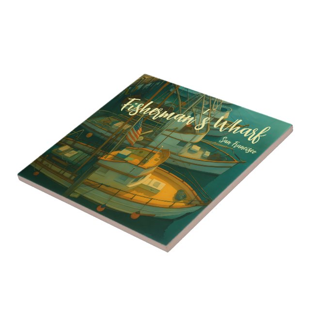 Fishing Fleet at Fisherman’s Wharf, San Francisco (Lateral)