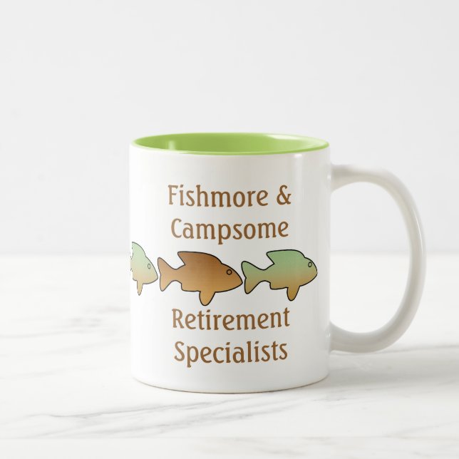 Fishmore & Campsome, caneca da aposentadoria (Direita)