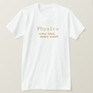 Física 6 das camisetas engraçadas