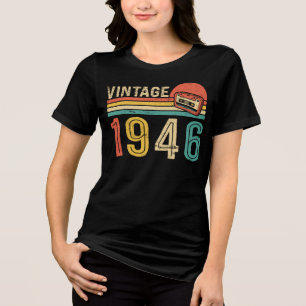 Fita Cassete de Música de Aniversário Retro 1946