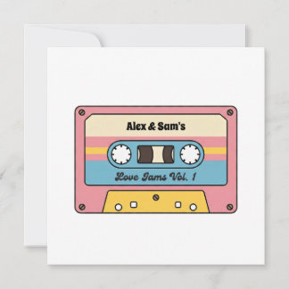 Fita Cassete de Músicas de Amor Personalizadas – N