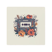 Fita Cassete Floral