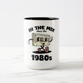 Fita Cassete Retro Mix dos Anos 80 - Xícara de Caf