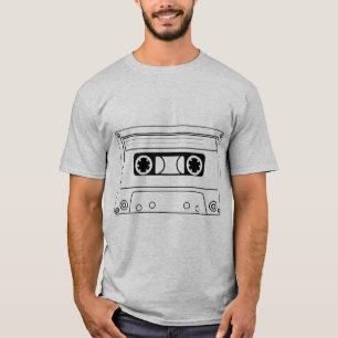 Fita Cassete Retroativa - Camisa Música Vintage