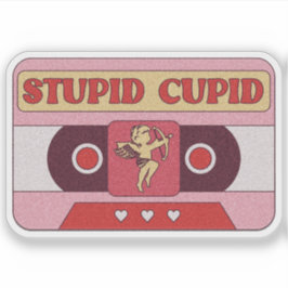 Fita Cassete Stupid Cupid - Adesivo de Dia dos Nam