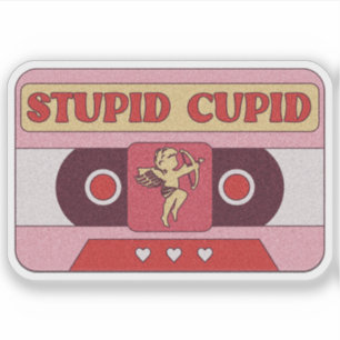 Fita Cassete Stupid Cupid - Adesivo de Dia dos Nam