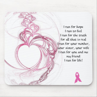Fita cor-de-rosa Mousepad