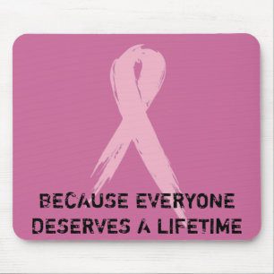 Fita cor-de-rosa Mousepad