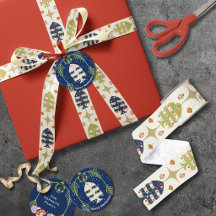 Fita de Árvores de Natal Ornamentais Elegância do