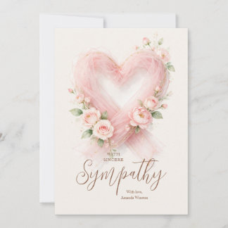 Fita de Coração Rosa Suave Simpatia AML26