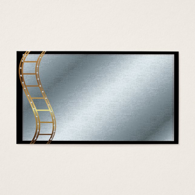 Fita de Película Dourada Metálica e Prata (Frente)