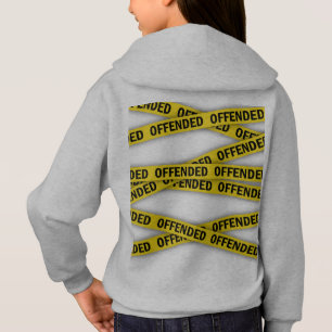 Fita de polícia ofendida não cruze