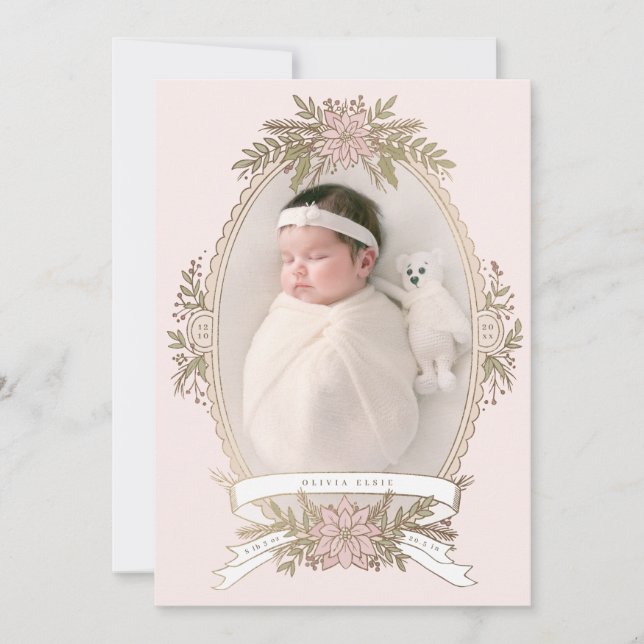 Fita de quadro oval feminina e verde de férias (Frente)