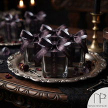 Fita de Seda Personalizada com Fleur de Lis Gótica