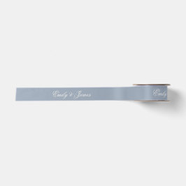 Fita de Seda Personalizada com Nome para Casamento