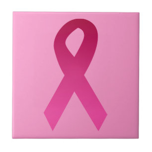 Fita do rosa da consciência do cancro da mama