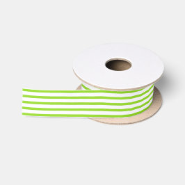 Fita do Verde limão Pinstripe Satin