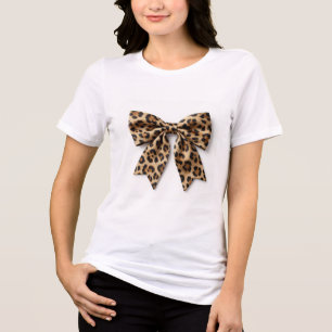 Fita Festiva de Estampa de Leopardo Minimalista e
