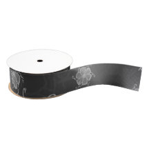 Fita Grosgrain Monocromática FTF em Tons Cinza Esc