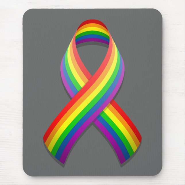 Fita Mousepad da consciência do arco-íris (Frente)