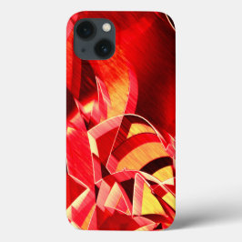 Fita vermelha cratada que simula o movimento