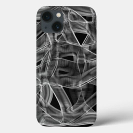 Fitas curvas pretas, riscando as linhas gravadas