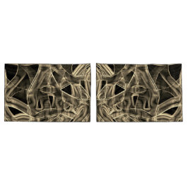 Fitas encurvadas beges, em contraste com a linha g