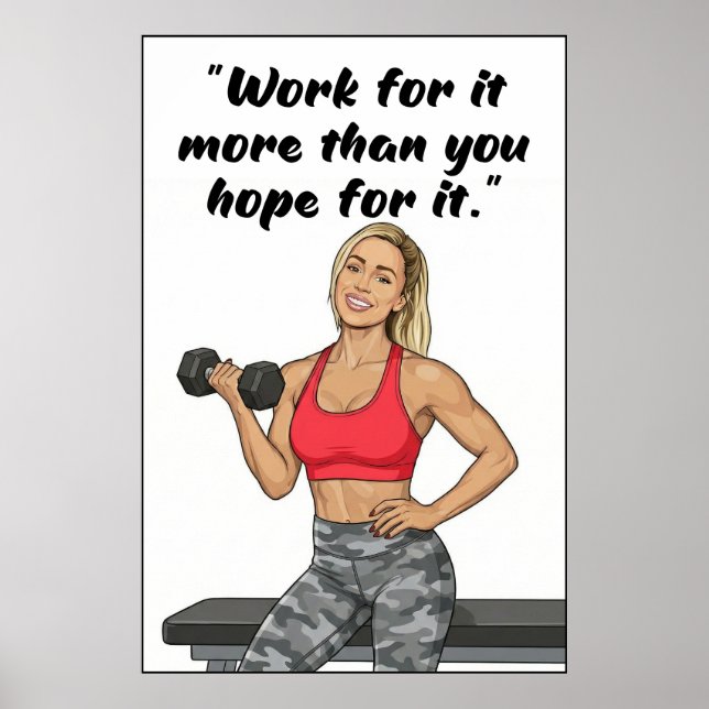 Fitness Quotes Poster (Frente)